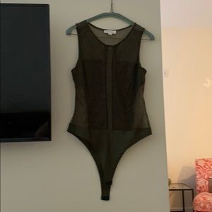 Unique Patterned Olive Onesie